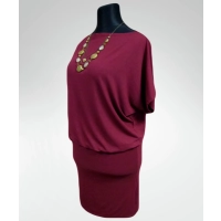 Sukienka Dajana - maxi tunika kimono krótki rękaw